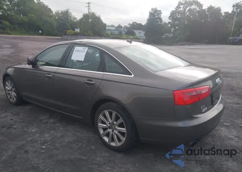 2013 Audi A6 2.0T Premium из США, поврежденный, VIN WAUGFAFC1DN107083